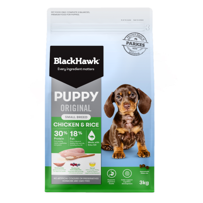 Black Hawk Original Chicken Small Breed Puppy 3kg