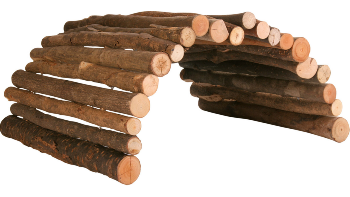 Flexible Wooden Bridge