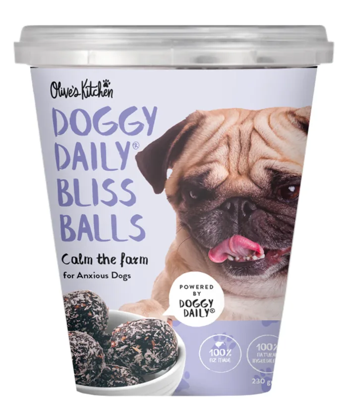 Olive's Kitchen Doggy Daily Bliss Balls- Calm the Farm