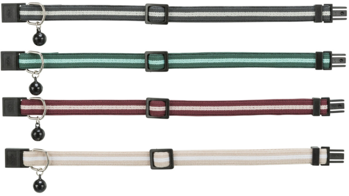 Trixie Cat Collar- Elastic with Stripe