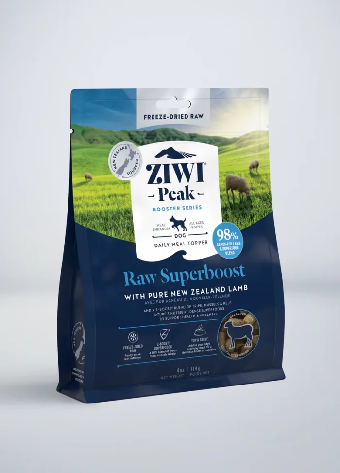 Ziwi Peak Freeze Dried Raw Super Boost- Lamb 114gm