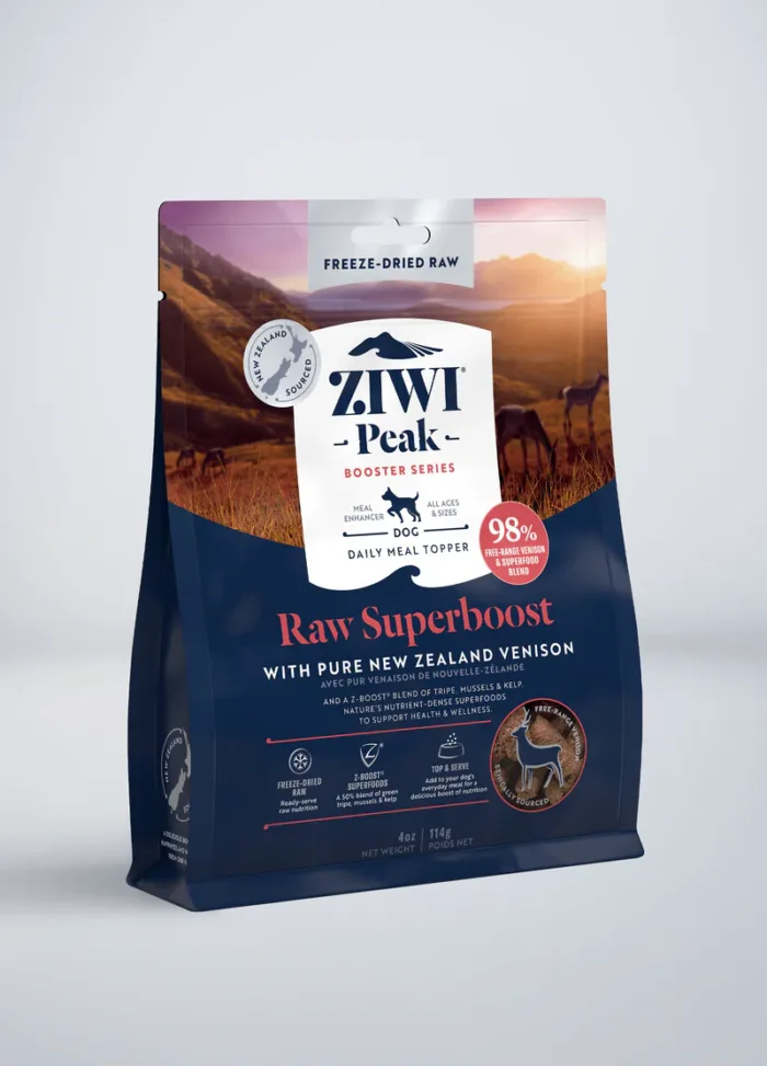 Ziwi Peak Freeze Dried Raw Super Boost- Venison 114gm