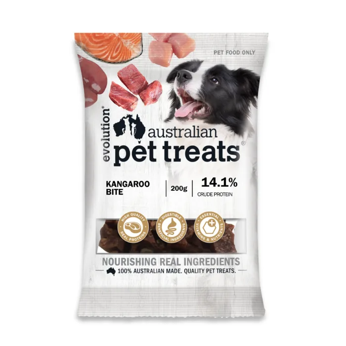 Evolution Pet Treats- Kangaroo Bites 200gm