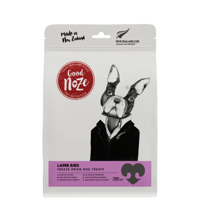 Good Noze Freeze Dried Lamb Ribs 100gm